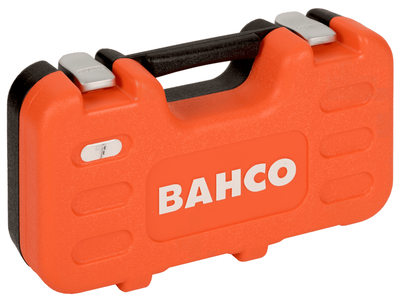 Bahco S290 1/4" Square Drive Socket Set with Metric Hex Profile and Ratchet/Socket Drivers