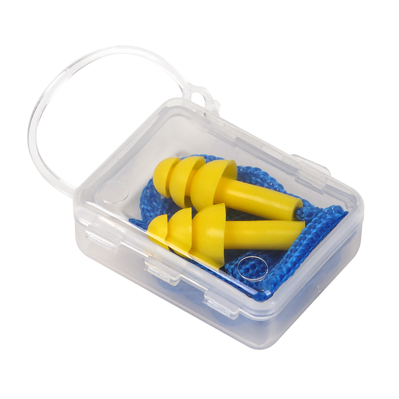 Sealey 402/50 Ear Plugs Disposable Corded Pack of 50 Pairs