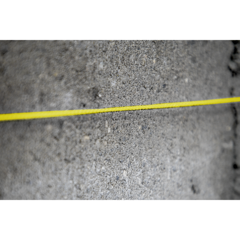 Sealey BLY1 Braided Yellow Nylon Brick Line - 76m