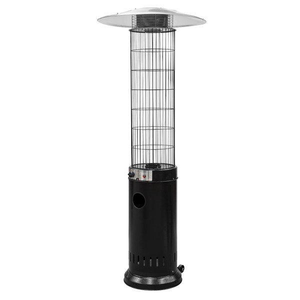 Dellonda DG124 Dellonda Gas Patio Heater 13kW for Commercial & Domestic Use, Black