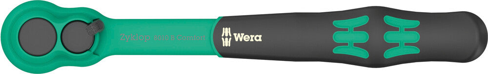 Wera 05005540001 8010 B Zyklop Comfort Ratel 3/8" - Met Schakelhendel En Kunststof Omgeving