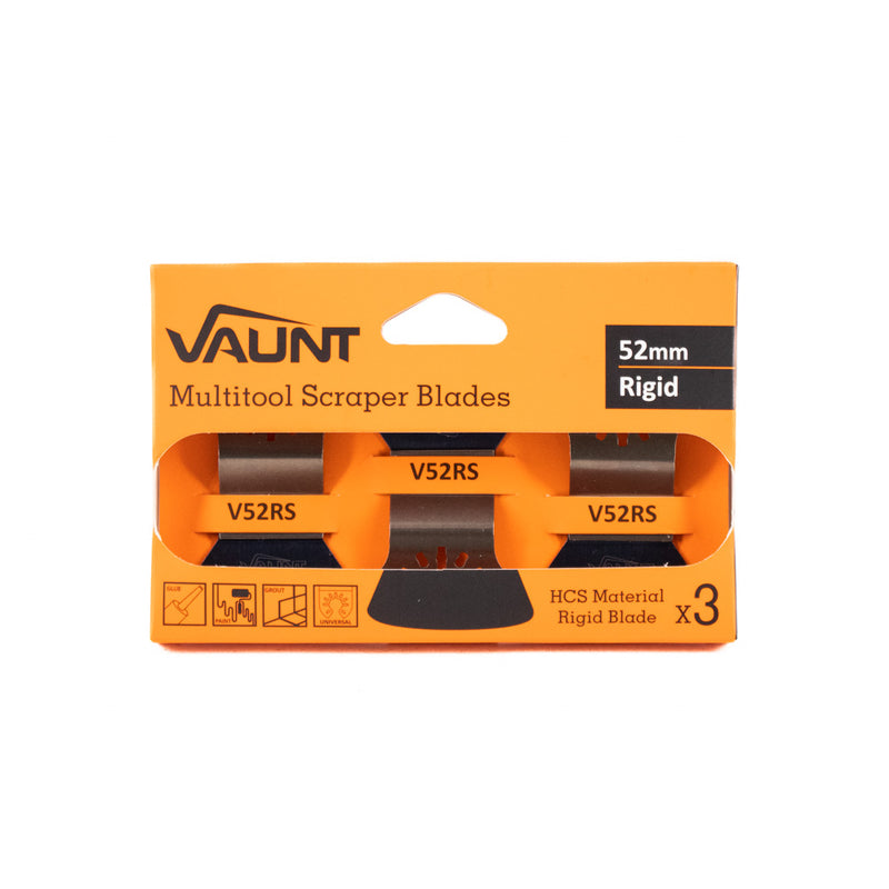 Vaunt V1349067 Premium 52mm Multi Tool Rigid Scraper Blade - Pack of 3