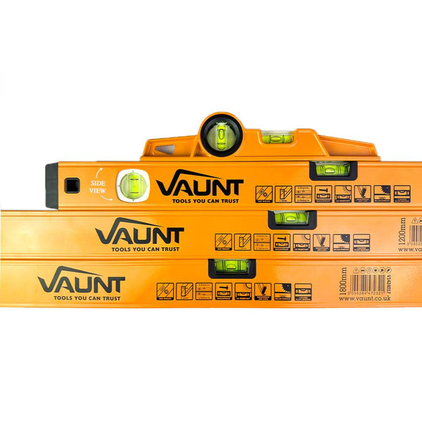 Vaunt V1424021 5 Piece Multi-View Box Beam Spirit Level Set