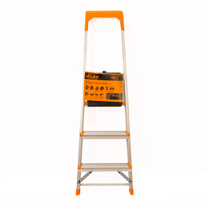 Vaunt V2002020 3 Tread Step Ladder with Tool Tray
