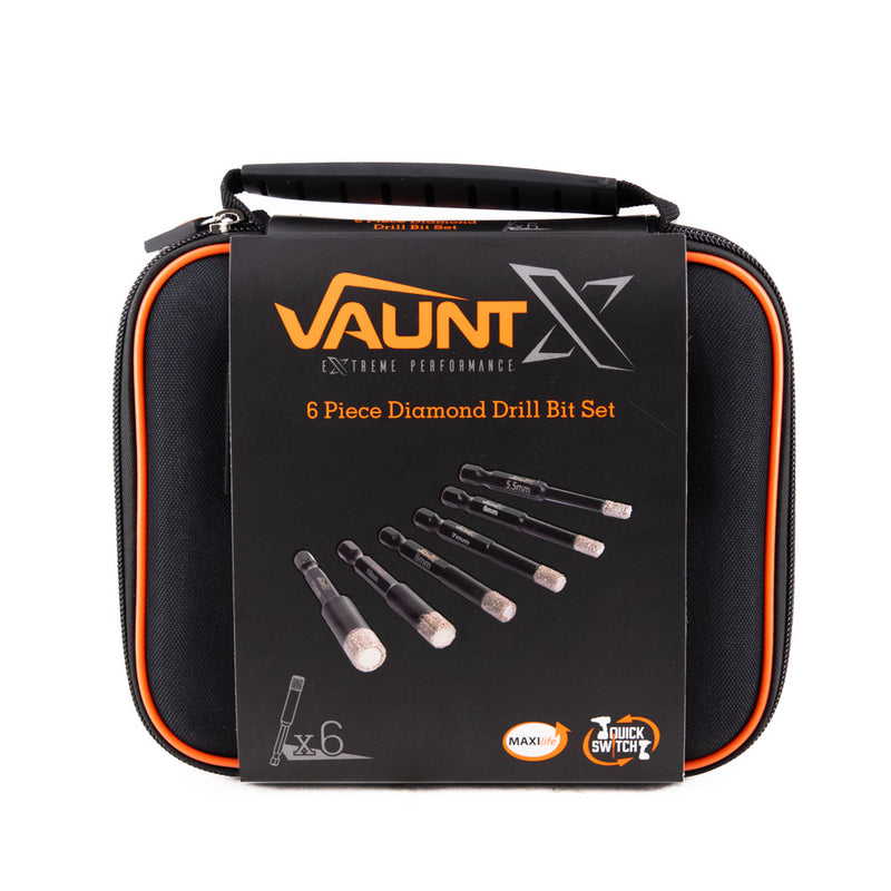 Vaunt X1332010 X Diamond Drill Bits - 6 Piece
