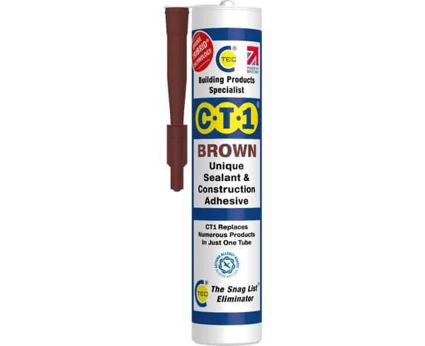 CT1 Brown Sealant & Adhesive Tribrid Multi-purpose Sealant, 290ml 1/2/3/6/12 Pack