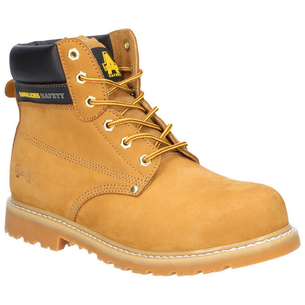 Amblers Safety 2101-00760 FS7 Goodyear Welted Safety Boot- Mens, Honey