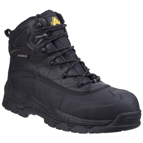 Amblers Safety 24880-41145 FS430 Hybrid Waterproof Non-Metal Safety Boot- Unisex, Black