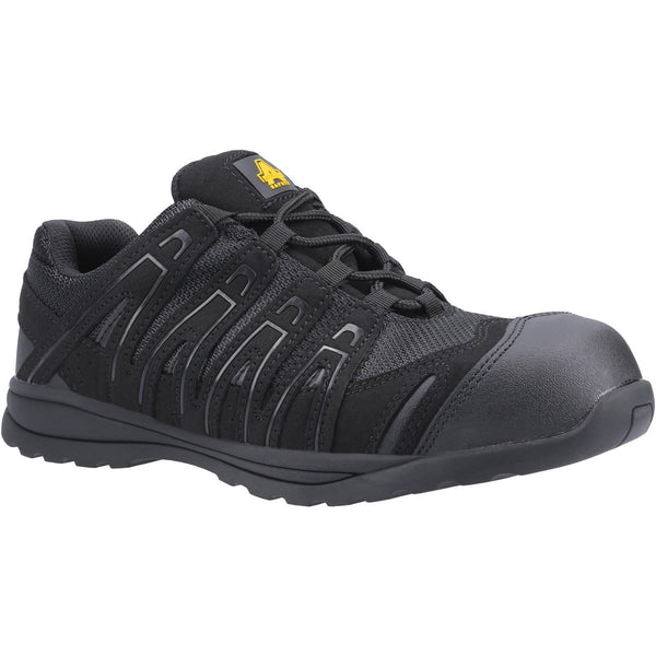 Amblers Safety 24884-41149 FS40C Safety Trainers- Unisex, Black