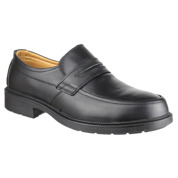 Amblers Safety 25278-42051 FS46 Mocc Toe S1P SRC Safety Shoe- Mens, Black