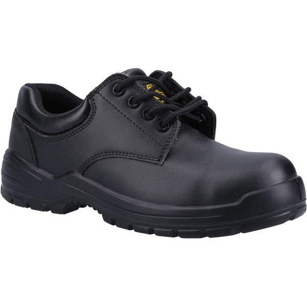 Amblers Safety 2459-00793 FS38C Metal Free Composite Gibson Lace Safety Shoe- Mens, Black