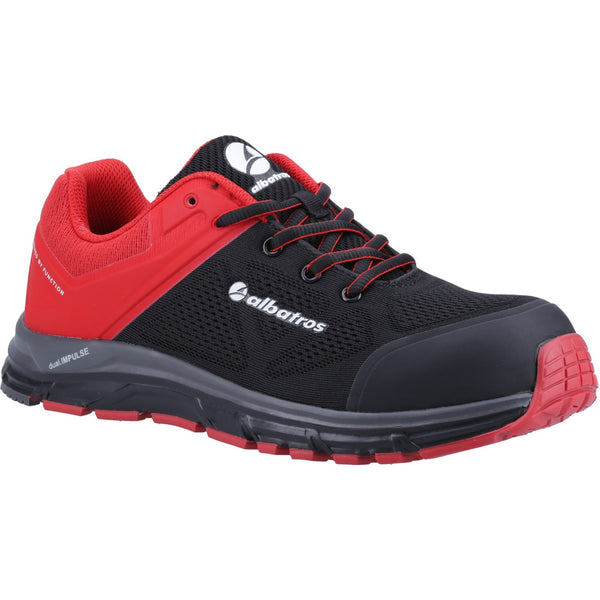 Albatros 37723-70318 Lift Impulse Low Safety Trainer - Mens, Red