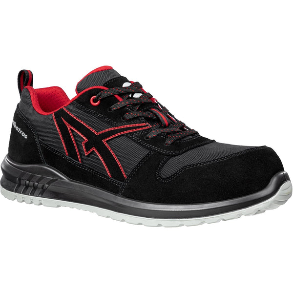 Albatros 37724-70319 Clifton Low Safety Trainer - Mens, Black/Red