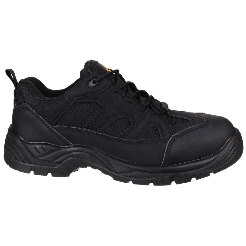 Amblers Safety 17522-25122 FS214 Vegan Friendly Safety Shoes- Mens, Black