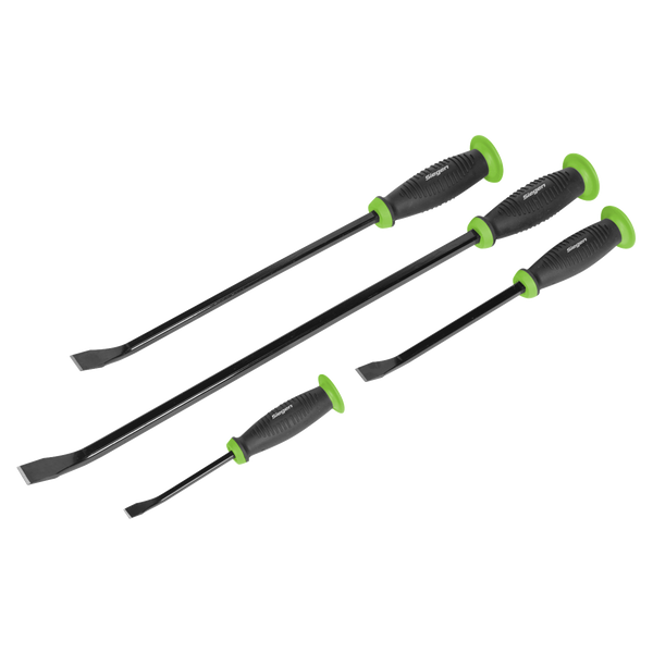 Sealey S0557 4pc Pry Bar Set with Hammer Cap