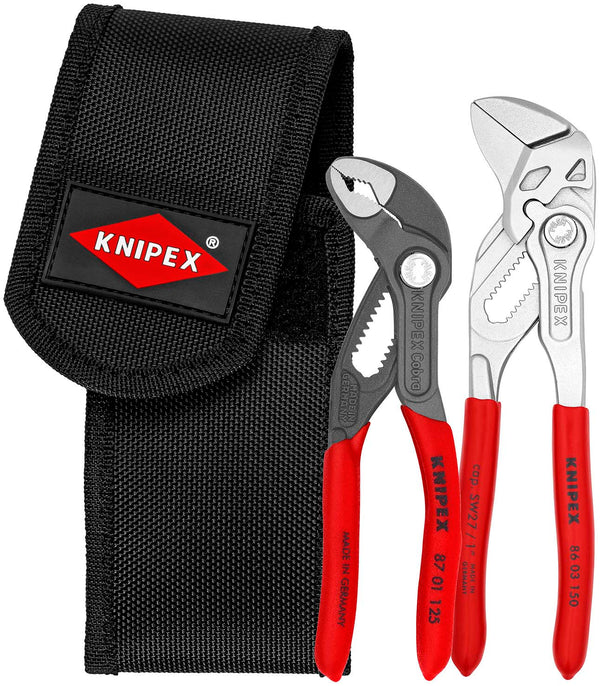 KNIPEX 00 20 72 V01 KNIPEX Pliers Set in belt tool pouch