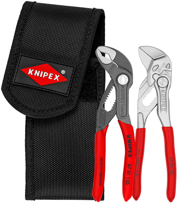 KNIPEX 00 20 72 V04 KNIPEX Pliers Set in belt tool pouch