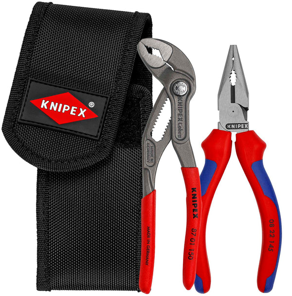 KNIPEX 00 20 72 V06 KNIPEX Pliers Set in belt tool pouch