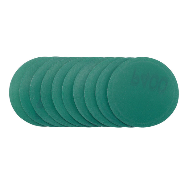 Draper 01070 Wet and Dry Sanding Discs with Hook and Loop, 50mm, 400 Grit (Pack of 10)