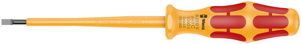 Wera 05051582001 1060 i VDE-insulated Kraftform slotted screwdriver, 0.6 x 3.5 x 100 mm