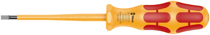 Wera 05051583001 1060 i VDE-insulated Kraftform slotted screwdriver, 0.8 x 4 x 100 mm