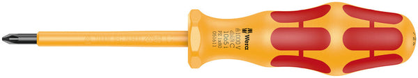 Wera 05051611001 1065 i PZ VDE-insulated Kraftform Phillips-head screwdriver, PZ 1 x 80 mm