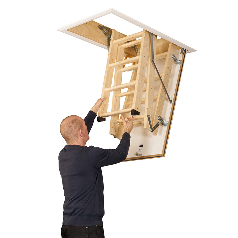 TB Davies 2440428 ENVIROFOLD Wooden Loft Ladder
