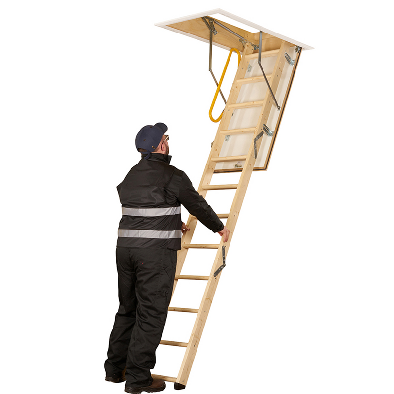 TB Davies 2440430 FIREFOLD Wooden Loft Ladder