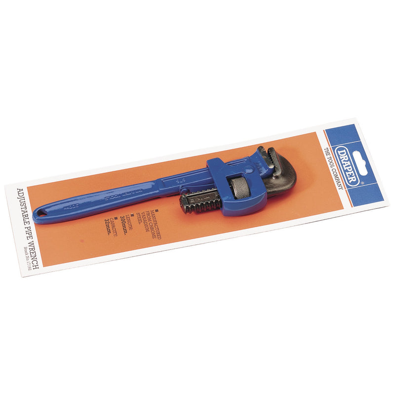 Draper 17192 Adjustable Pipe Wrench, 300mm