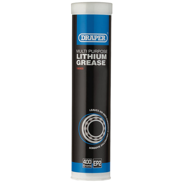 Draper 18005 Multi-Purpose Lithium Grease, 400ml Cartridge