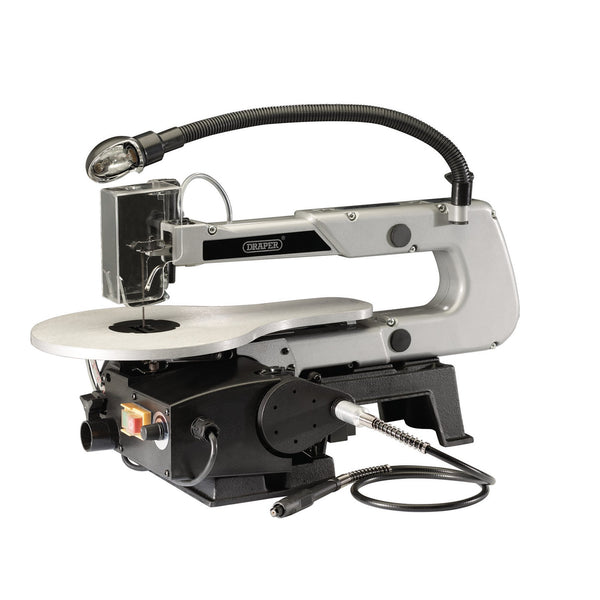 Draper 22791 Variable Speed Scroll Saw with Flexible Drive Shaft and Worklight, 405mm, 90W