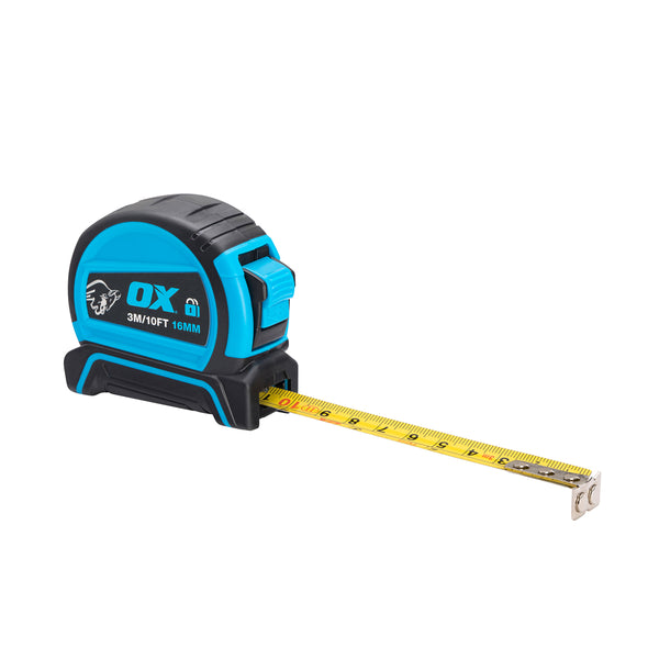 OX Tools OX-P505203 Pro Dual Auto Lock Tape Measure - 3m