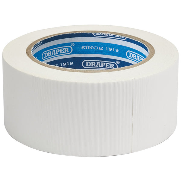 Draper 49431 Duct Tape Roll, 30m x 50mm, White