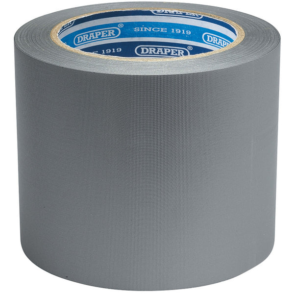 Draper 49433 Duct Tape Roll, 33m x 100mm, Grey