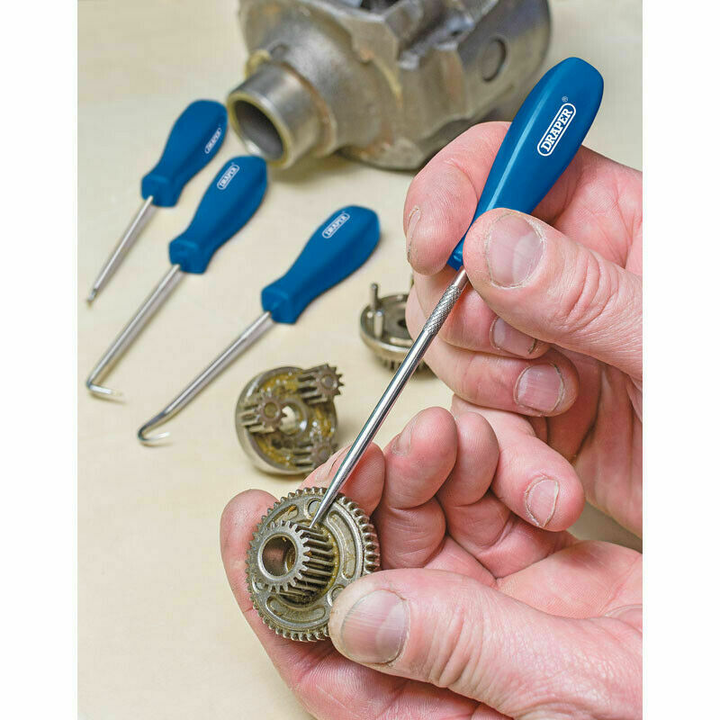 Draper 51763 Hook & Pick Oil Seal Remover Tool Set Kit