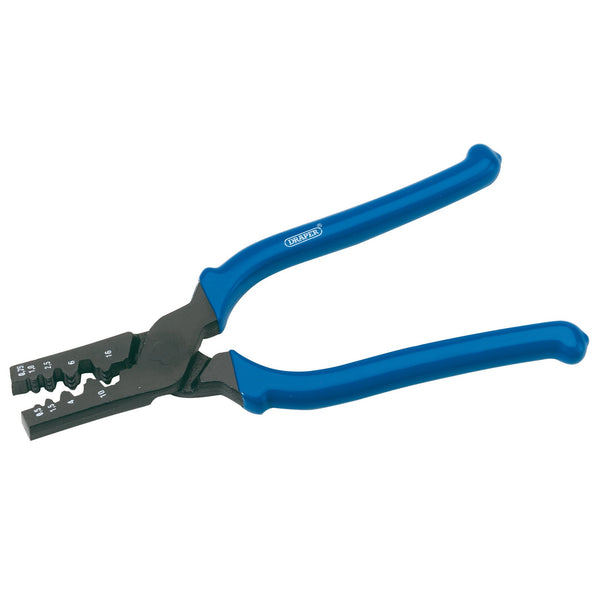 Draper 62226 9 Way Crimping Plier Ferrule Cable Wire Crimping Tool, 190Mm