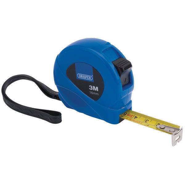 Draper 75880 Measuring Tape, 3m/10ft x 16mm, Blue