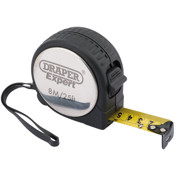 Draper 82809 Draper Expert Measuring Tape, 8m/26ft x 25mm
