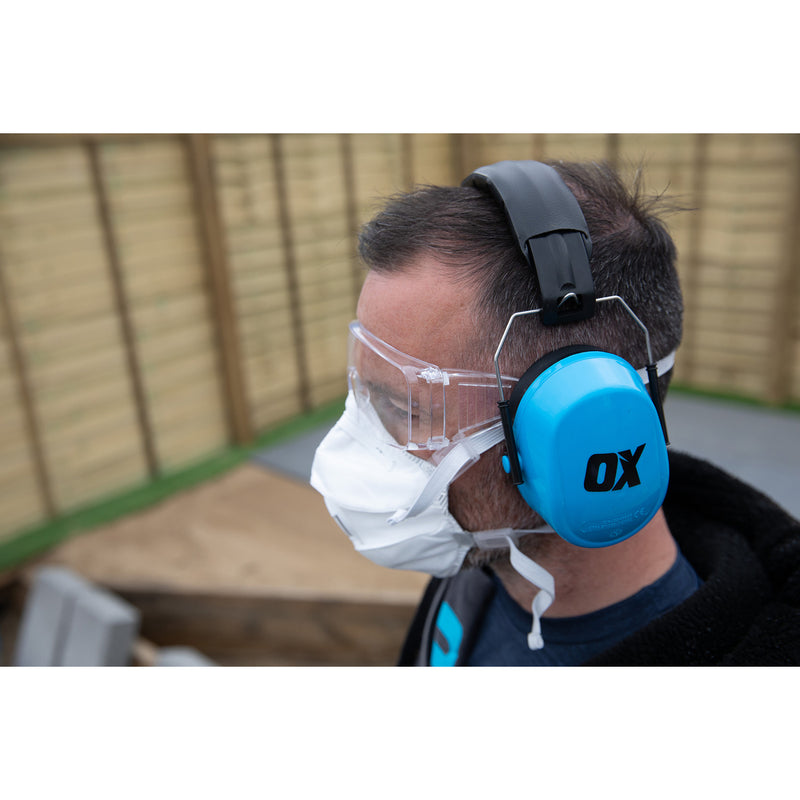 OX Tools OX-S248930 Folding Collapsible Ear Defenders