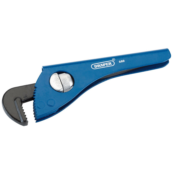 Draper 90012 Adjustable Pipe Wrench, 175mm