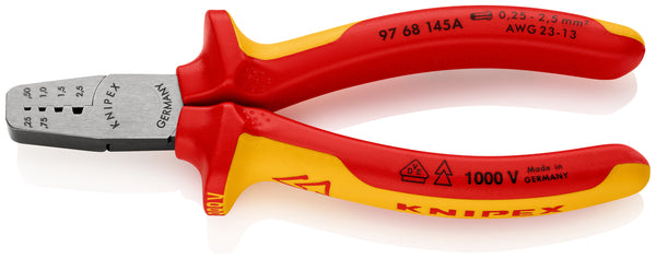 KNIPEX 97 68 145 A CRIMPING PLIERS F. CABLE LINKS