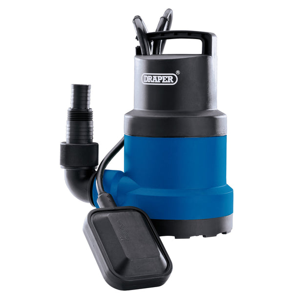 Draper 98912 Submersible Clean Water Pump with Float Switch, 108L/min, 250W