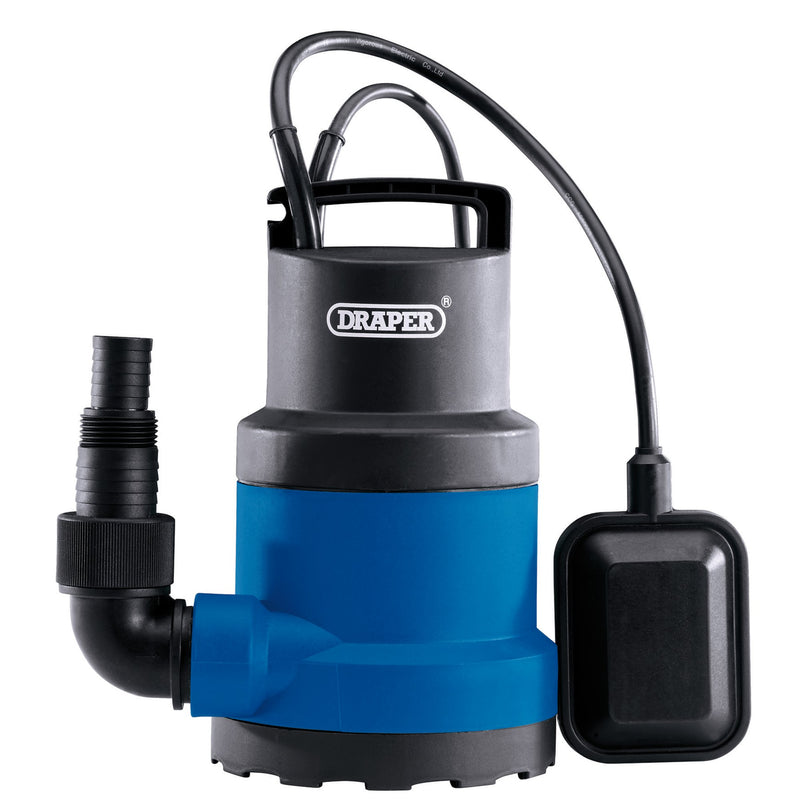 Draper 98912 Submersible Clean Water Pump with Float Switch, 108L/min, 250W
