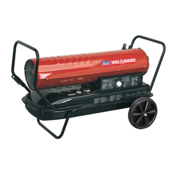 Sealey AB1758 175,000Btu/hr Space Warmer® Paraffin/Kerosene/Diesel Heater with Wheels
