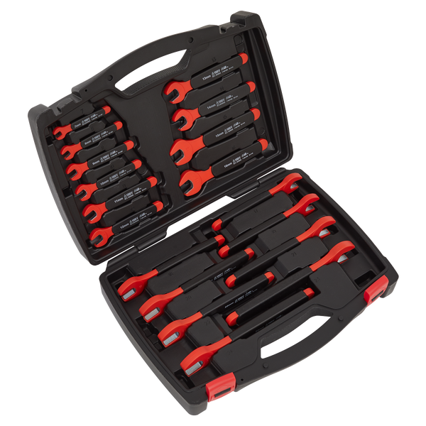 Sealey AK63172 18pc Insulated Open-End Spanner Set - VDE Approved