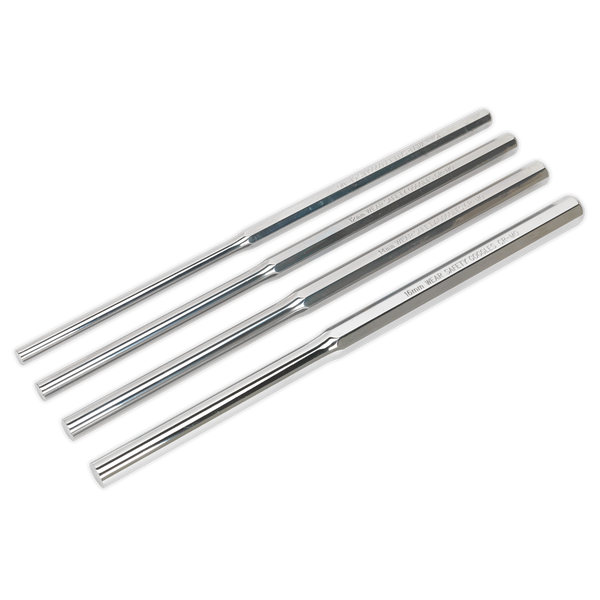 Sealey AK9147 4pc 350mm Extra-Long Parallel Pin Punch Set