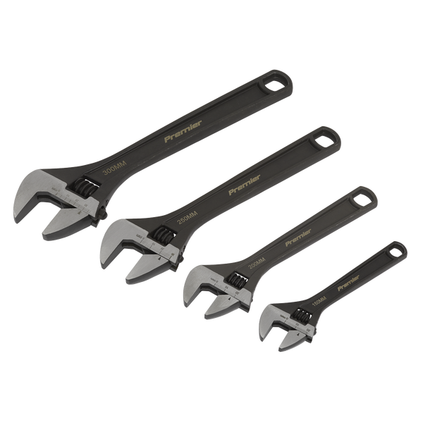 Sealey AK9567 4pc Adjustable Wrench Set