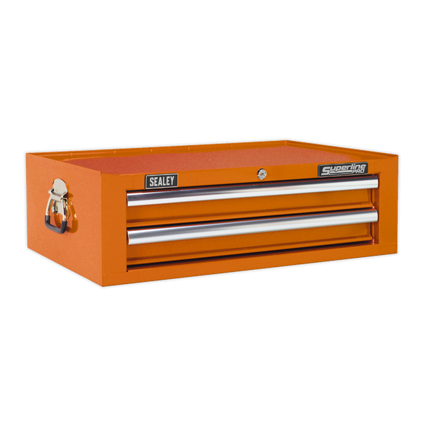 Sealey AP26029TO 2 Drawer Mid-Box with Ball-Bearing Slides - Orange