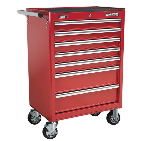 Sealey AP33479 7 Drawer Rollcab with Ball-Bearing Slides - Red