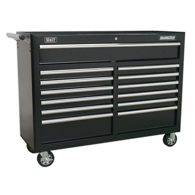 Sealey TBTPBCOMBO4 Tool Chest Combination 23 Drawer with Ball-Bearing Slides - Black with 446pc Tool Kit